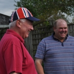 The beer tent is this way.